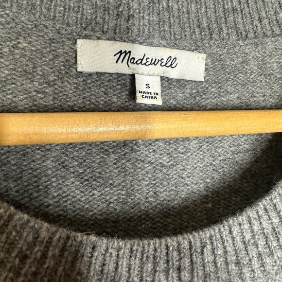 Madewell Merino Wool Midi Sweater Dress Womens Size S Minimalist Classic Work - Picture 7 of 9